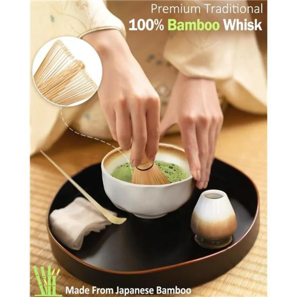 Matcha Whisk Set, Complete Matcha Set with Matcha Whisk, Matcha Bowl